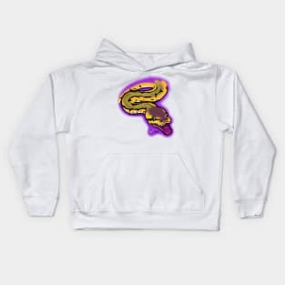 Smiling Lemonblast Ball Python Kids Hoodie